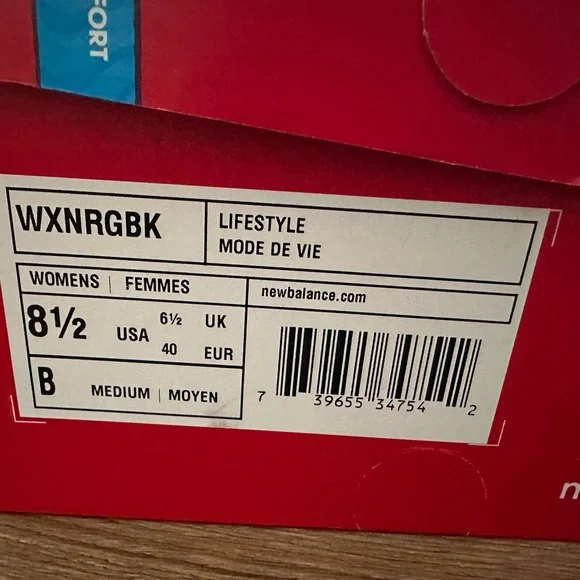 NWT New Balance FuelCore Nergize V1 Comfort Black Athletic Shoes Sneakers - Picture 8 of 9